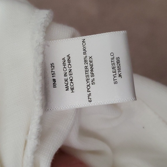 NWT Paperoc m squareneck off white bodysuit - Picture 9 of 9